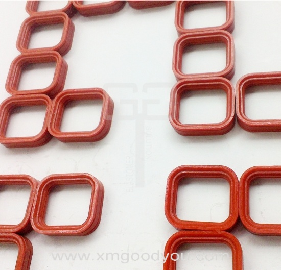piezas de goma de silicona junta de sellado del conector del cable de silicona 